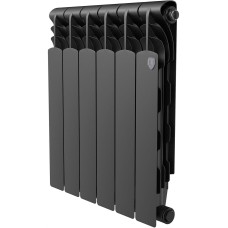 Радиатор ROYAL THERMO Радиатор биметаллический Revolution B 500 Чёрный – 6 секц