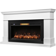 Камин электрический ROYAL THERMO Каминокомплект: Очаг Aurora RTFP/P-AR40LS, портал California 40, белый
