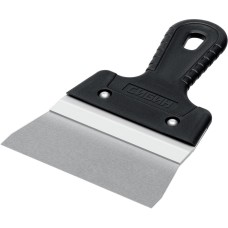 СИБИН 150 мм, усиленный фасадный нержавеющий шпатель с алюминиевой направляющей (10083-15)