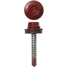 ЗУБР СКД 3003, 29 х 4.8 мм, рубин.-красн., 2500 шт (12,6 кг.), кровельный саморез, Профессионал (4-300310-48-029-3003)