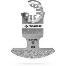 ЗУБР DIAMOND 70x1.6 мм полотно с алмазным зерном Р60: керамика, мрамор, стекло, кирпич, StarQuick (15585-70-1.6)