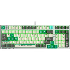 Клавиатура A4TECH Клавиатура S98 Pixels механическая белый/бежевый USB for gamer LED (S98) кабель 1.8м