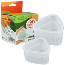 MULTIDOM Форма для онигири. Набор 2 шт.Размеры: 6,5х6,5х4 см, 7,5х7,5х4,5 см VL80-514