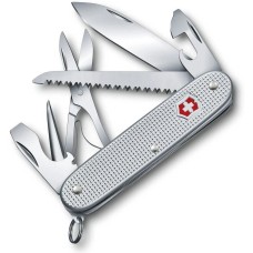 VICTORINOX Нож перочинный Farmer X Alox (0.8271.26) 93мм 10функц. серебристый карт.коробка
