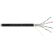 NIKOMAX Кабель информационный NMC 4100B-BK кат.5E U/UTP 4 пары PE внешний 305м черный
