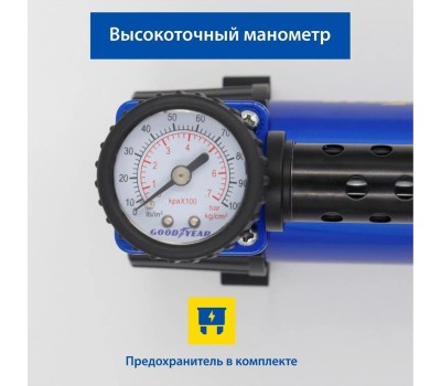 Авто-компрессор GOODYEAR GY000116 GY-45L CASE 45 л/мин