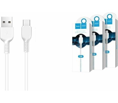 Дата-кабель Type-C HOCO (6957531068853) X20 USB (m)-Type-C (m) 1.0м - белый