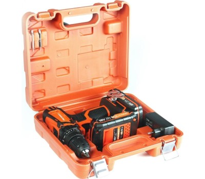 Дрель-шуруповерт PATRIOT 180201481 BR 181UES 18В, 2аккум., кейс