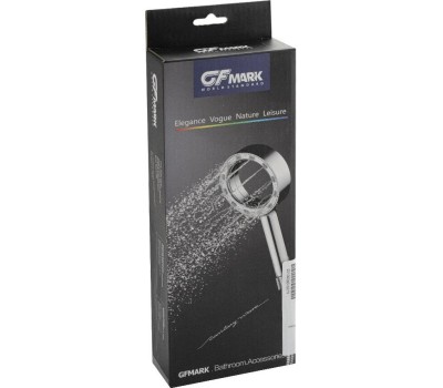 Лейка GFMARK 6016 Лейка для душа круглая ПЛОСКАЯ, АНТИВАНДАЛЬНАЯ из нержавеющей стали марки SUS 304