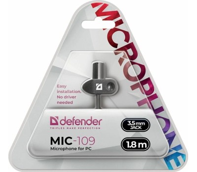 микрофон DEFENDER (64109) MIC-109 черный