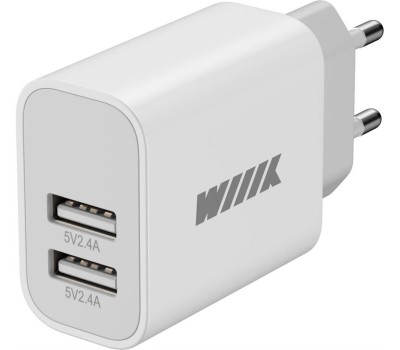 Зарядное устройство WIIIX UNN-1-2-04 СЗУ, 2 USB, белый