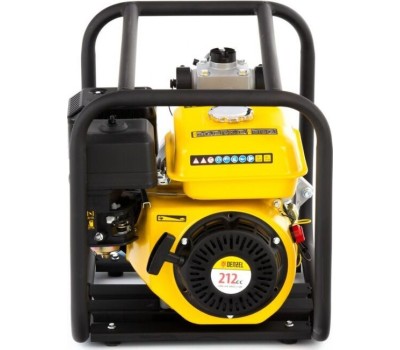 Мотопомпа DENZEL PX-50H Мотопомпа бензиновая высоконапорная, 7 л.с, 2&QUOT , 600 л/мин, глубина 8 м, напор 65 м 99203