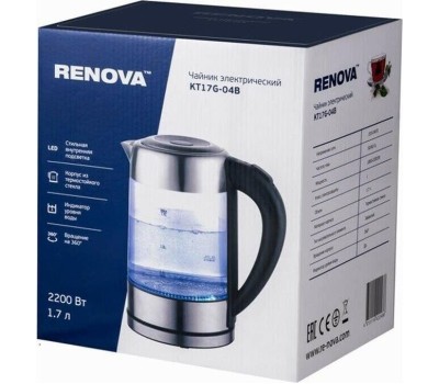 Чайник RENOVA KT17G-04B