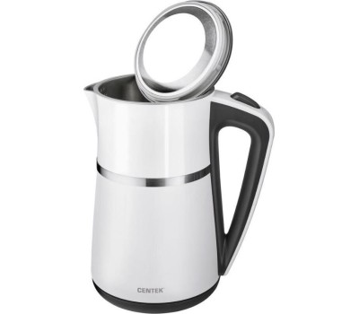 Чайник электрический CENTEK CT-0028 White (1,7л. металл/пластик)