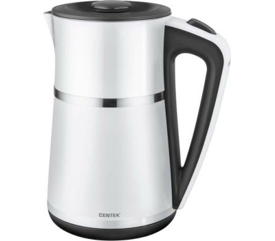 Чайник электрический CENTEK CT-0028 White (1,7л. металл/пластик)