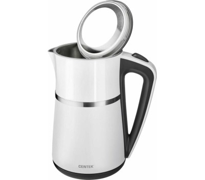 Чайник электрический CENTEK CT-0028 White (1,7л. металл/пластик)