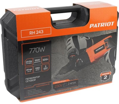 Перфоратор PATRIOT 140301343 RH 243 770Вт