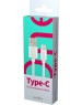 Кабель PERFEO (U4704) USB A вилка - Type-C вилка, 2.4A, белый, 1 м, Type-C ONE