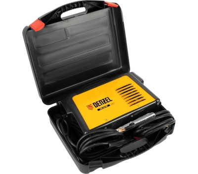 Аппарат инвертор DENZEL Аппарат инвертор. дуговой сварки SDM220 Top, 220 А, ПВ 60% кейс 94358