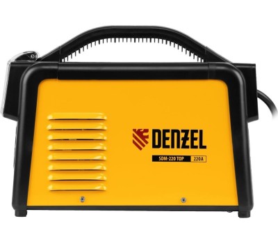 Аппарат инвертор DENZEL Аппарат инвертор. дуговой сварки SDM220 Top, 220 А, ПВ 60% кейс 94358
