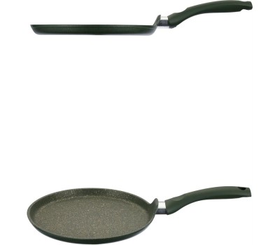 Сковорода KUKMARA сб240tsml а/пр литая блинная 24см Trendy style malachite