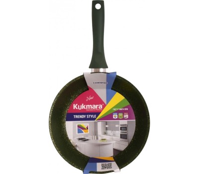 Сковорода KUKMARA сб240tsml а/пр литая блинная 24см Trendy style malachite