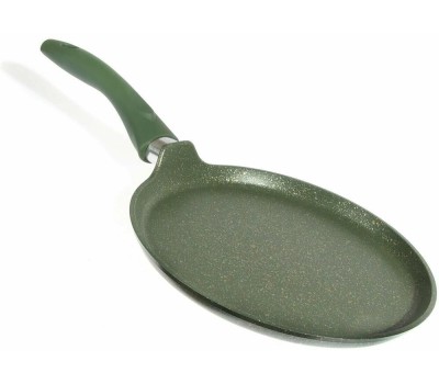 Сковорода KUKMARA сб240tsml а/пр литая блинная 24см Trendy style malachite