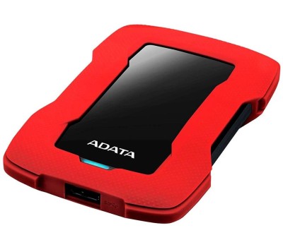 A-DATA Внешний диск HDD DashDrive Durable HD330, 1ТБ, красный [ahd330-1tu31-crd]