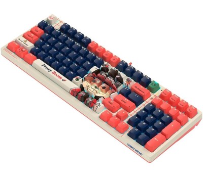 клавиатура A4TECH Клавиатура Bloody AT98 Proxy Boom, USB, бежевый + красный