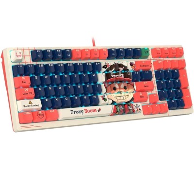 клавиатура A4TECH Клавиатура Bloody AT98 Proxy Boom, USB, бежевый + красный