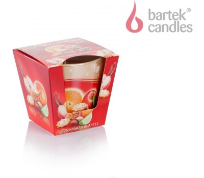 Свеча BARTEK Новогоднее Время (Christmas Time) 115гр в стакане