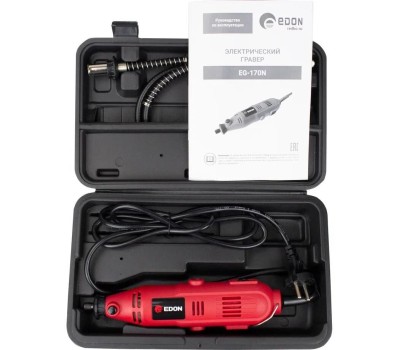 Гравер электрический EDON EG-170N черный/красный 40349 170Вт