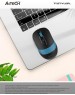 A4TECH Мышь беспроводная Fstyler FB10C, Bluetooth/Радио, оптическая, USB, 2000dpi, черный и синий [fb10c ash blue]