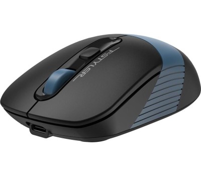 A4TECH Мышь беспроводная Fstyler FB10C, Bluetooth/Радио, оптическая, USB, 2000dpi, черный и синий [fb10c ash blue]