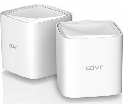 D-LINK Бесшовный Mesh роутер COVR-1102, Wi-Fi 5, AC1200, 2.4/5ГГц, 1 LAN, белый