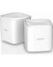 D-LINK Бесшовный Mesh роутер COVR-1102, Wi-Fi 5, AC1200, 2.4/5ГГц, 1 LAN, белый