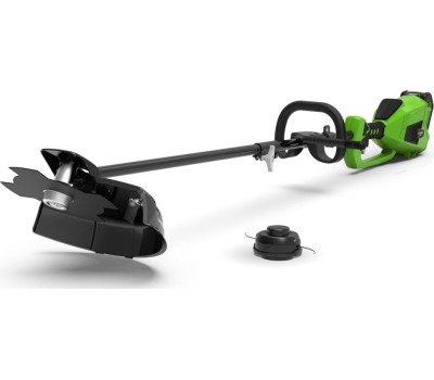 Триммер электрический GREENWORKS Триммер электрический GD40BC, аккумуляторный, 40В, без АКБ, без ЗУ [1301507]