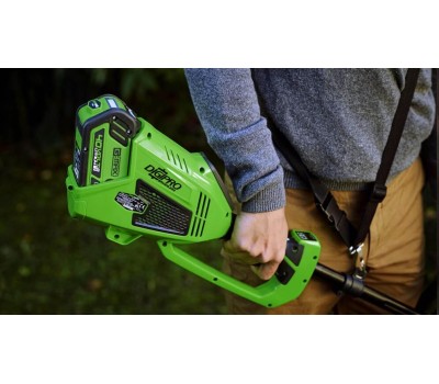 Триммер электрический GREENWORKS Триммер электрический GD40BC, аккумуляторный, 40В, без АКБ, без ЗУ [1301507]