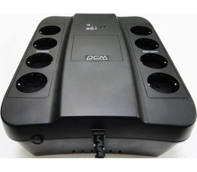 PowerCom Spider SPD-550U LCD ИБП {Line-Interactive, 550VA / 330W, 8xEURO: 4 с резервным питанием, 4 с фильтрацией, USB} (1138685)