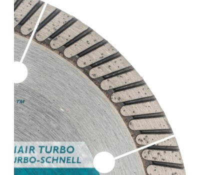 Диск алмазный GROSS Диск алмазный, 125 х 22.2 мм, турбо с лазерной перфорацией, сухая резка 73029