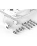 ID-COOLING Вентилятор для корпуса TF-12025-PRO-WHITE (120mm, 1800rpm, 82.5 CFM, 35.2 дБ, PWM 4-pin, ARGB, white/grey) (TF-12025-PRO-WHITE)
