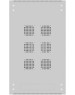 NTSS Шкаф серверный Премиум -R42U60100PD/PD напольный, перфорированная передняя дверь, 42U, 600x1987x1000 мм