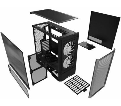 Корпус для ПК LIAN-LI Корпус ATX Lian Li Lancool 207, Midi-Tower, без БП, черный [g99.lan207rx.r0/rs]