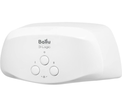 Водонагреватель проточный BALLU Водонагреватель 3-logic TS, проточный, 6.5кВт, кран и душ, белый