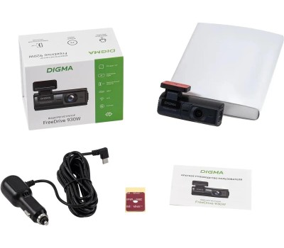 Видеорегистратор DIGMA Видеорегистратор FreeDrive 930W, черный