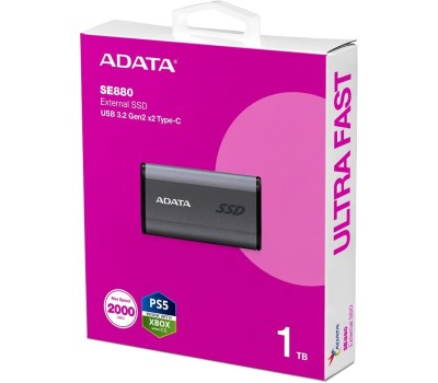 ADATA Твердотельный накопитель SSD AELI-SE880 1TB USB 3.2 Gen2x2 Type-C