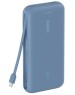 BELKIN Внешний аккумулятор BoostСharge Power Bank 20000mAh USB-A&USB-C 30W со встроенным кабелем USB-C. Цвет: синий