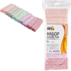 Набор салфеток РЫЖИЙ КОТ Набор салфеток из микрофибры 10 шт MFS-05/10 (101190)
