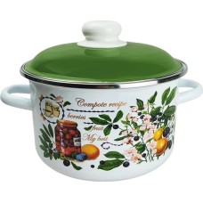 Кастрюля ЭМАЛЬ 6RD221М Вкусный компот цил 5,5л