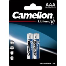 Батарейки CAMELION (15240) Lithium BL2 FR03 (FR03-BP2, батарейка,1.5В)